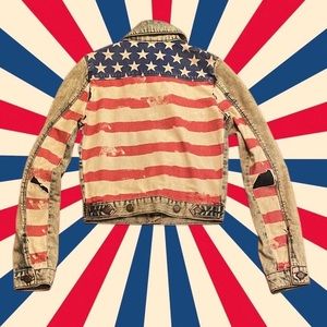 Topshop distressed denim jacket!